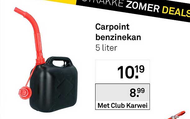 Carpoint benzinekan 5 liter