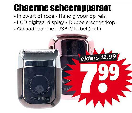 Chaerme scheerapparaat
