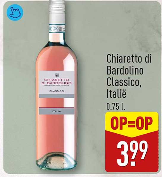 Chiaretto di Bardolino Classico, Italië 0.75 l OP=OP