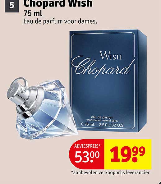 Chopard Wish 75 ml Eau de parfum voor dames.