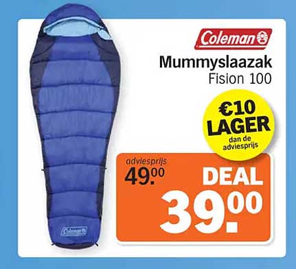 Coleman Mummyslaapzak Fision 100