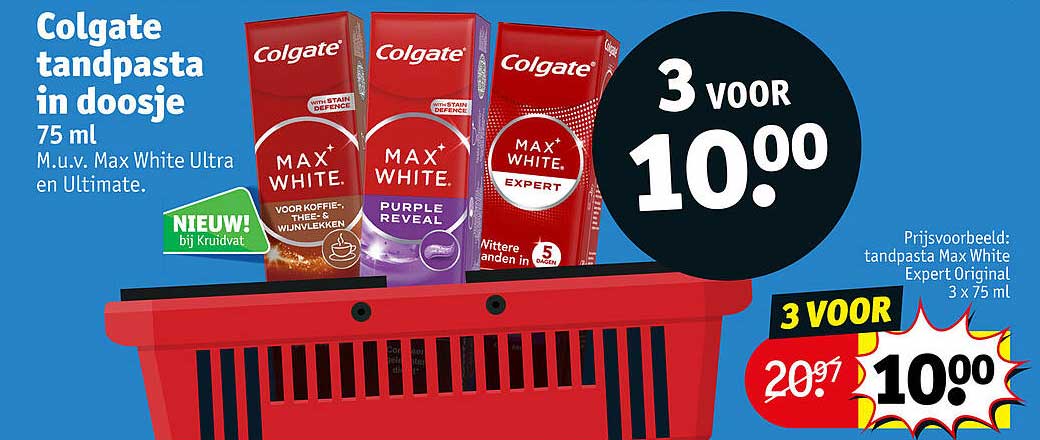 Colgate tandpasta in doosje 75 ml