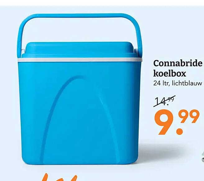 Connabride koelbox 24 ltr, lichtblauw