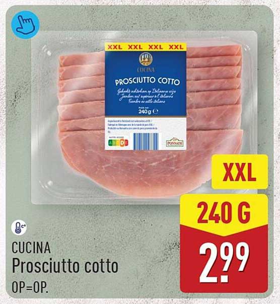 CUCINA Prosciutto cotto XXL 240 g
