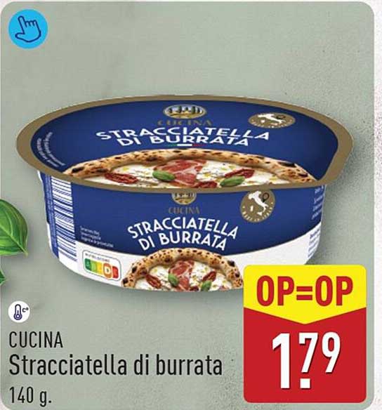 CUCINA Stracciatella di burrata 140 g. OP=OP