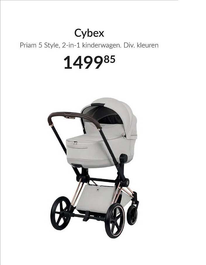 Cybex Priam 5 Style, 2-in-1 kinderwagen. Div. kleuren