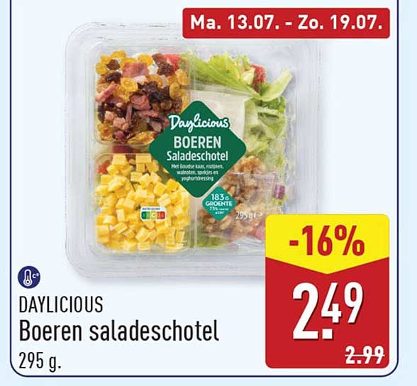 DAYLICIOUS Boeren saladeschotel
