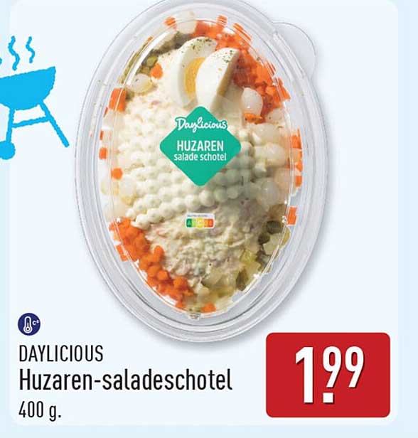DAYLICIOUS Huzaren-saladeschotel 400 g.
