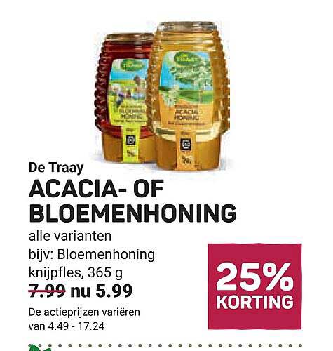 De Traay ACACIA- OF BLOEMENHONING