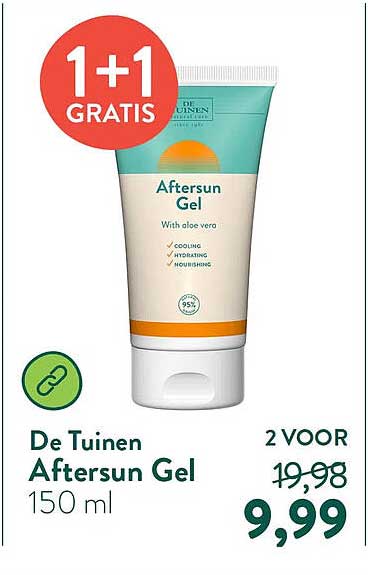 De Tuinen Aftersun Gel 150 ml 1+1 GRATIS