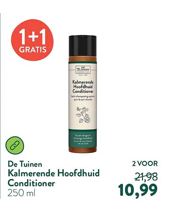 De Tuinen Kalmerende Hoofdhuid Conditioner 1+1 GRATIS
