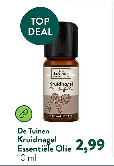 De Tuinen Kruidnagel Essentiële Olie