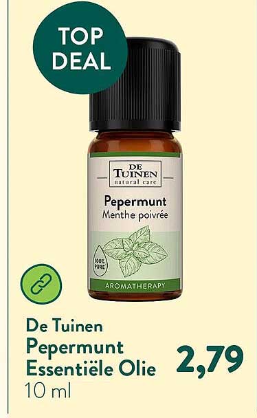 De Tuinen Pepermunt Essentiële Olie 10 ml