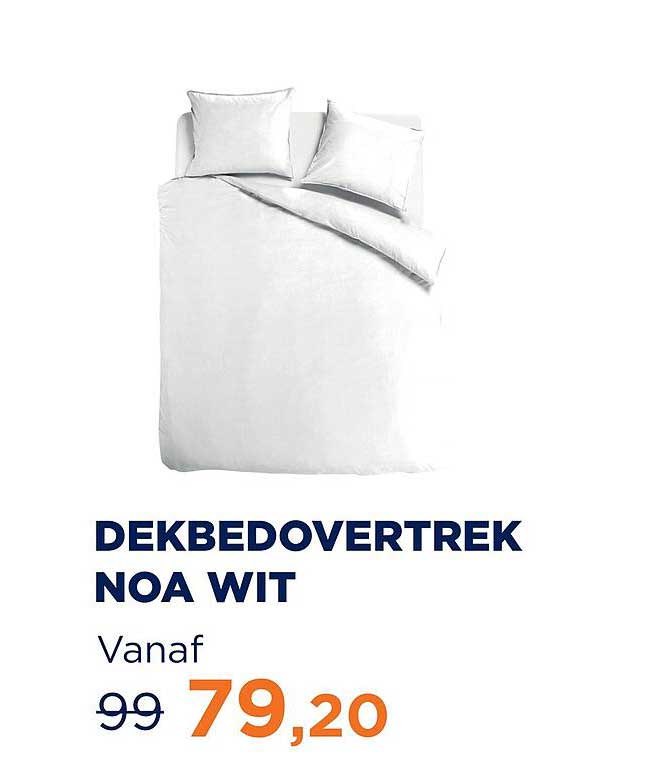 DEKBEDOVERTREK NOA WIT