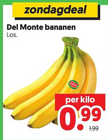 Del Monte bananen Los.