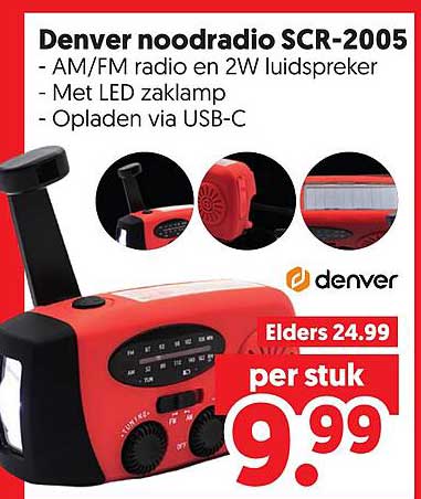 Denver noodradio SCR-2005
