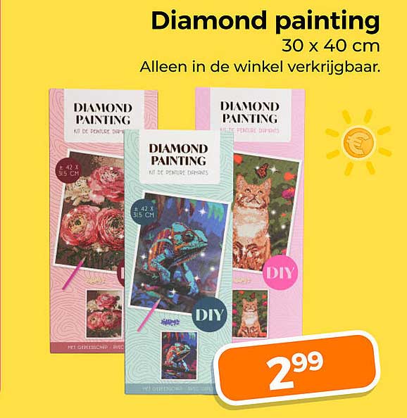 Diamond painting 30 x 40 cm