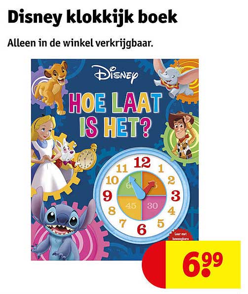 Disney klokkijk boek