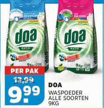 DOA WASPOEDER ALLE SOORTEN 9KG