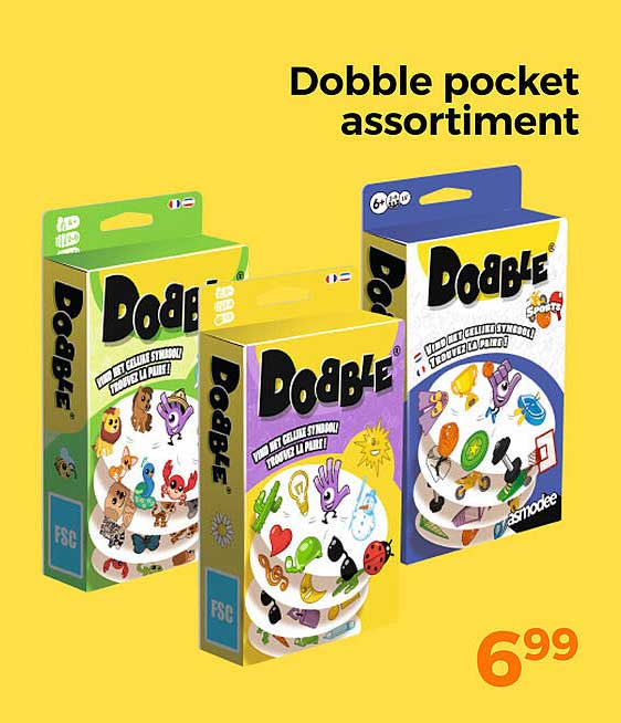 Dobble pocket assortiment