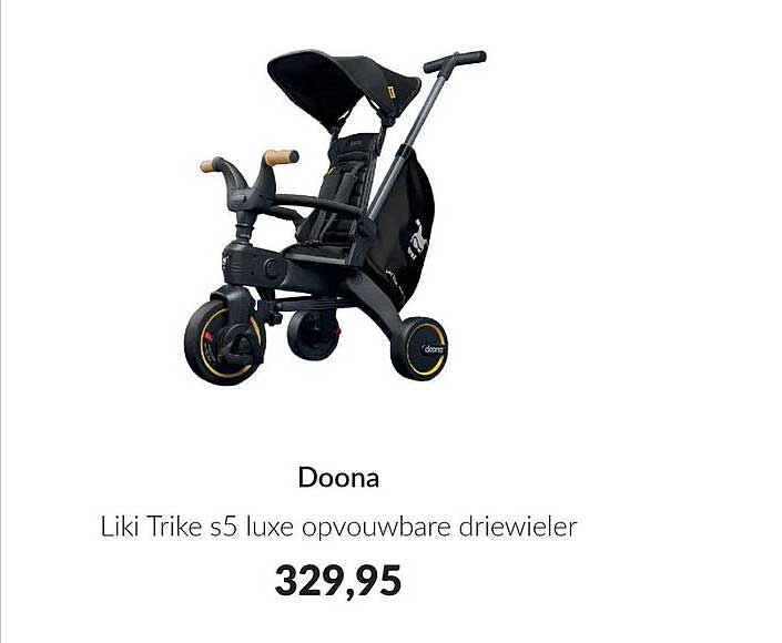 Doona Liki Trike s5 luxe opvouwbare driewieler
