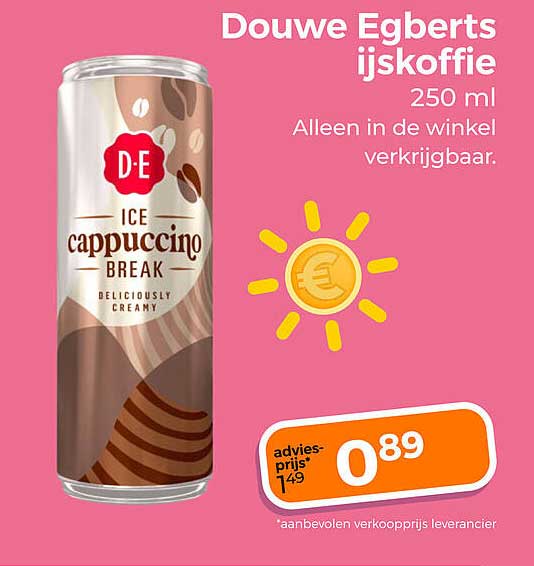Douwe Egberts ijskoffie 250 ml