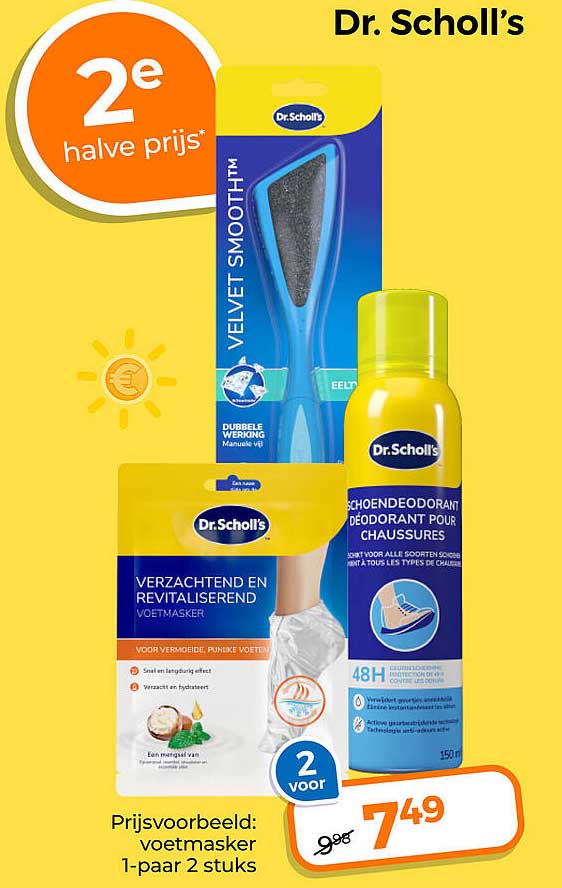Dr. Scholl’s 2e halve prijs