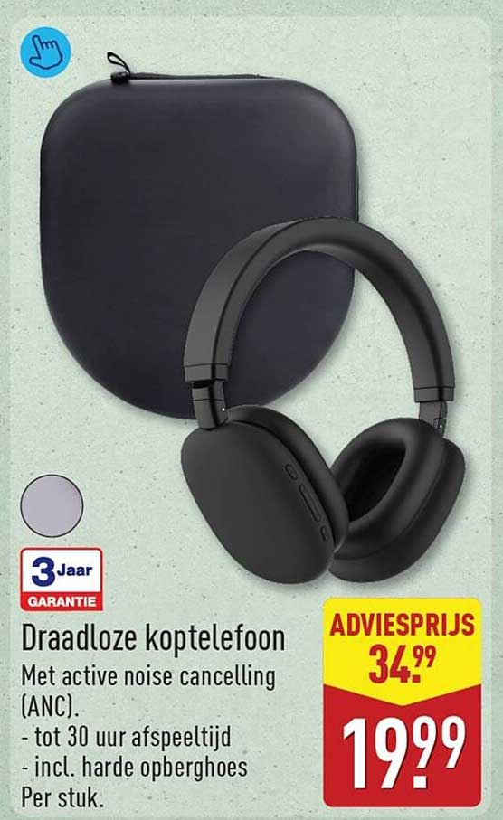 Draadloze koptelefoon