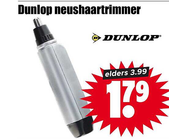 Dunlop neushaartrimmer