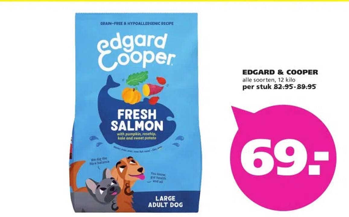 EDGARD & COOPER alle soorten, 12 kilo per stuk