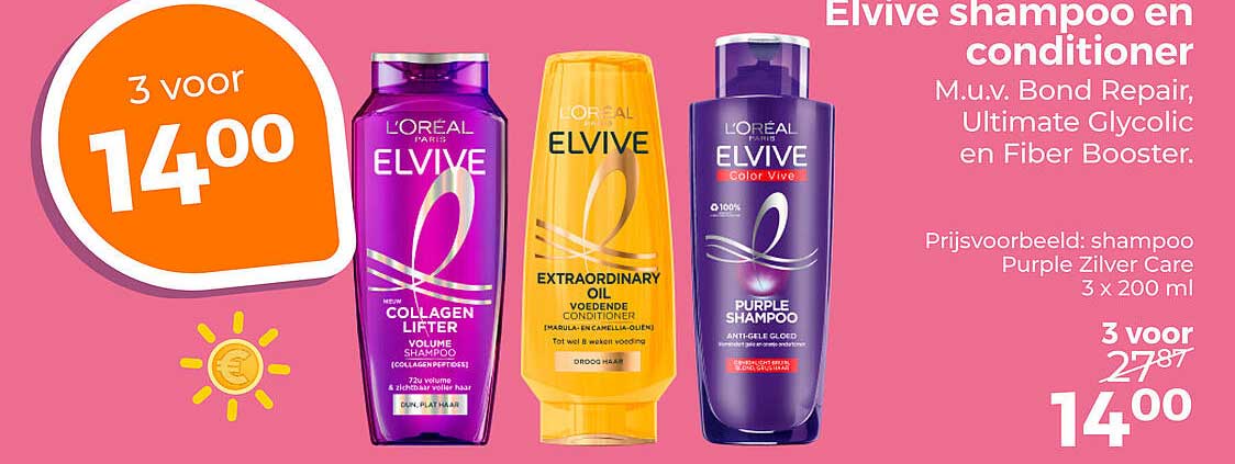 Elvive shampoo en conditioner