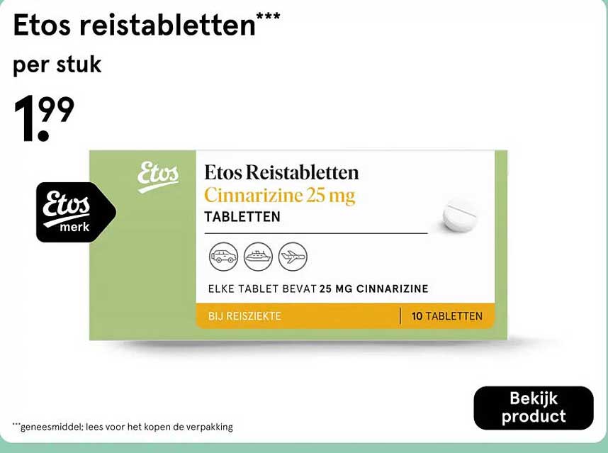 Etos reistabletten***