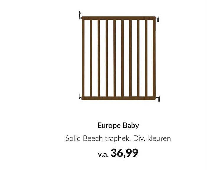 Europe Baby Solid Beech traphek. Div. kleuren