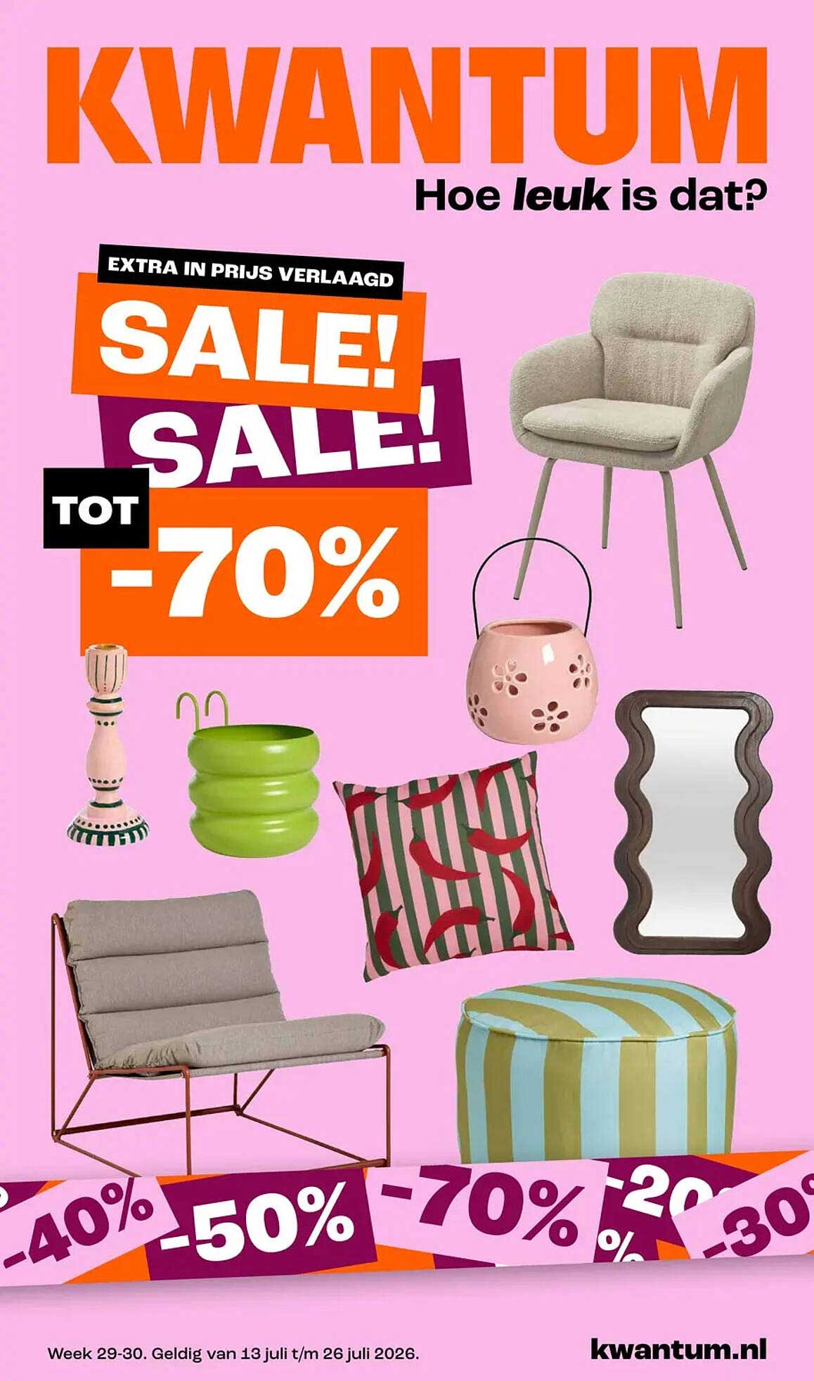 EXTRA IN PRIJS VERLAAGD SALE! SALE! TOT -70%