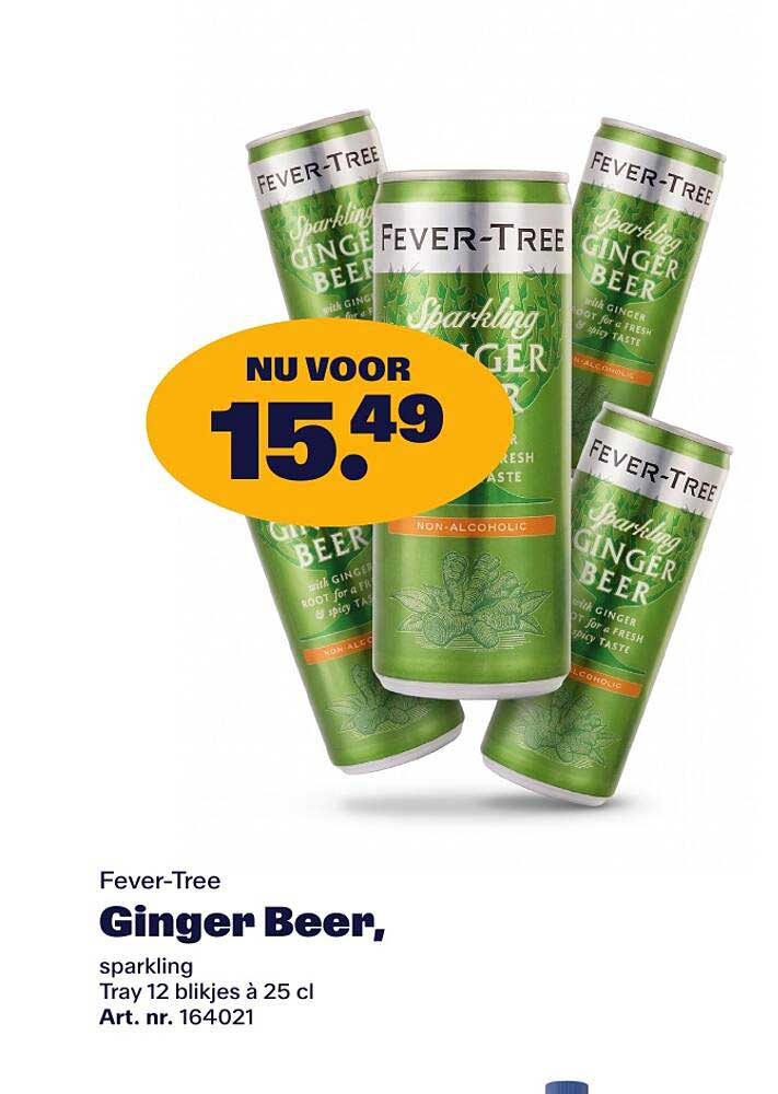 Fever-Tree Ginger Beer, sparkling