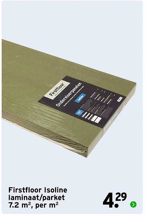 Firstfloor Isoline laminaat/parket 7.2 m², per m²