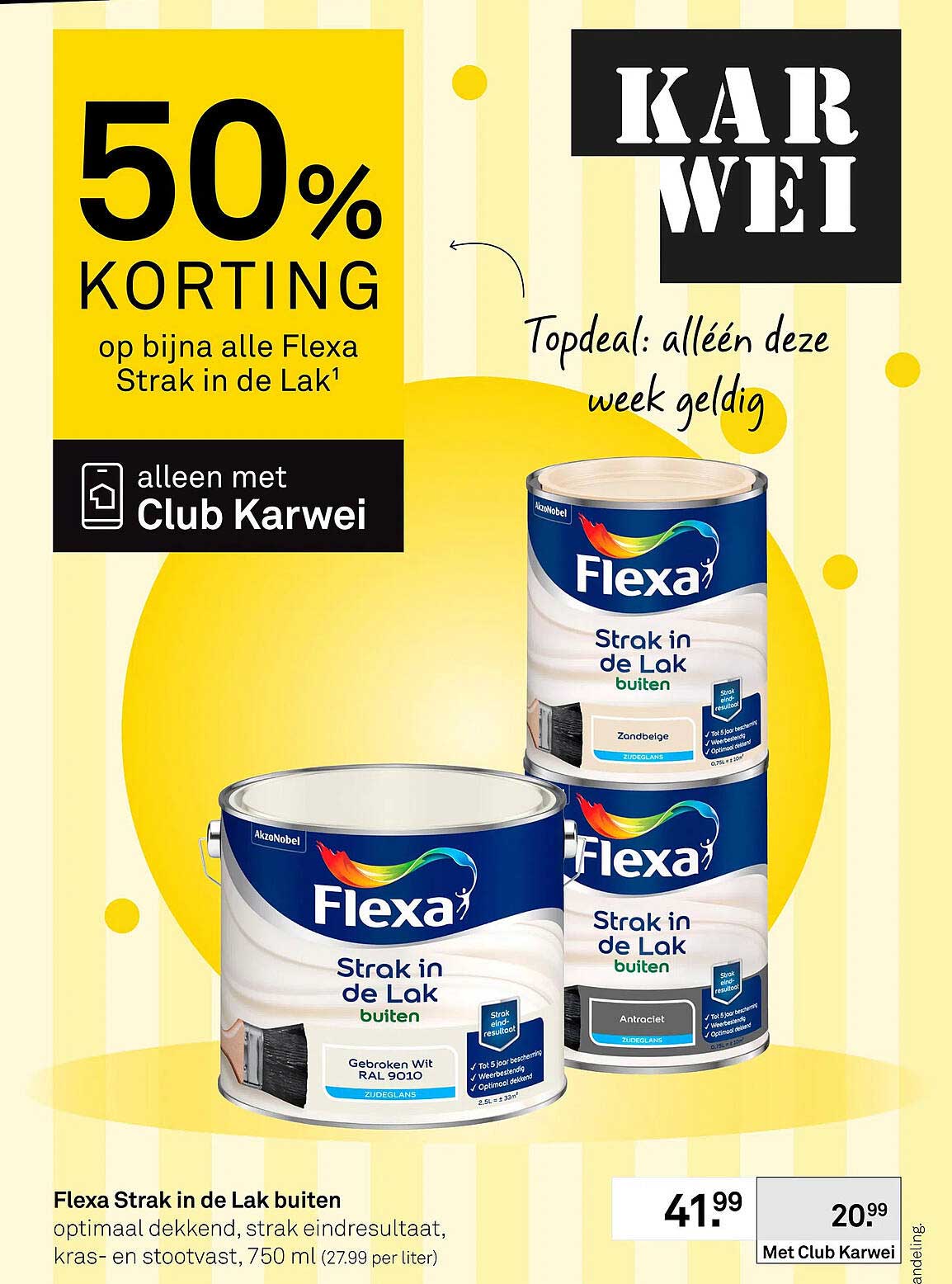 Flexa Strak in de Lak buiten 50% korting