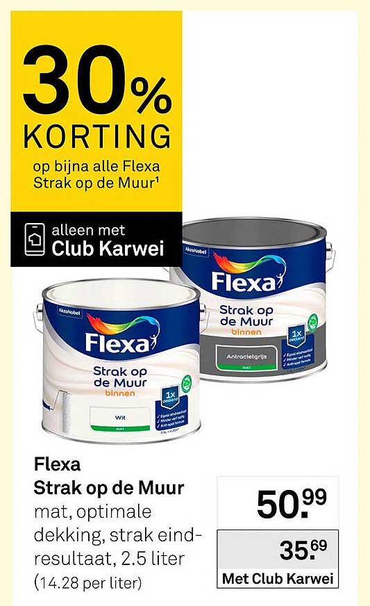 Flexa Strak op de Muur