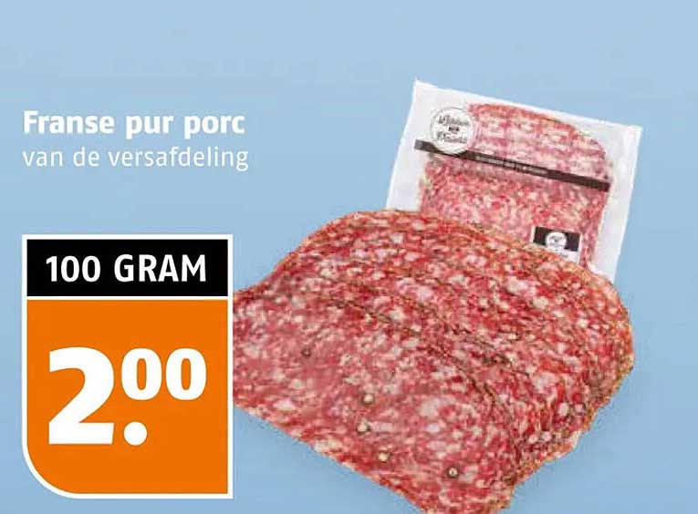 Franse pur porc van de versafdeling
