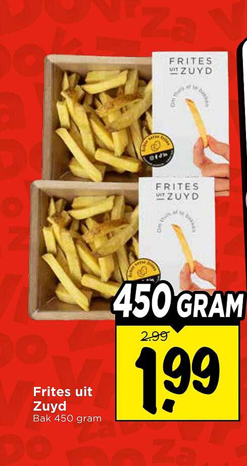 Frites uit Zuyd Bak 450 gram