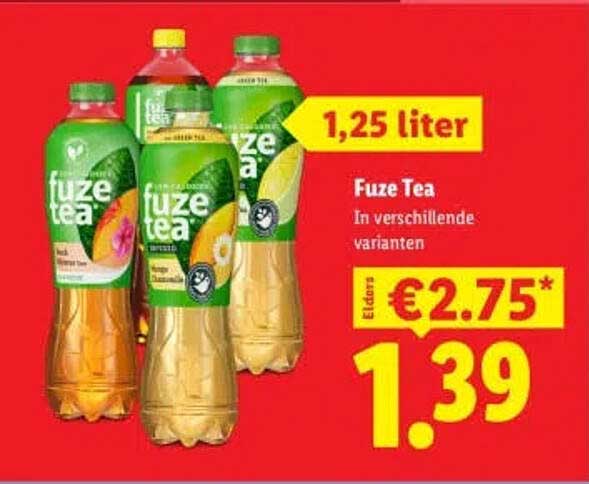 Fuze Tea In verschillende varianten 1,25 liter