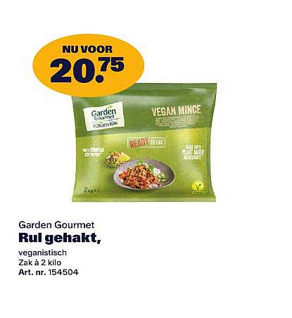 Garden Gourmet Rul gehakt, vegetarisch
