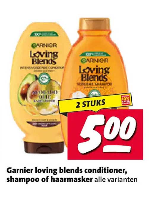 Garnier loving blends conditioner, shampoo of haarmasker alle varianten 2 STUKS