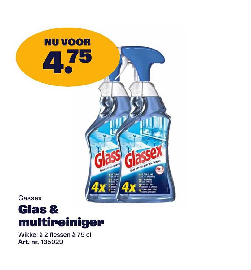 Gassex Glas & multireiniger