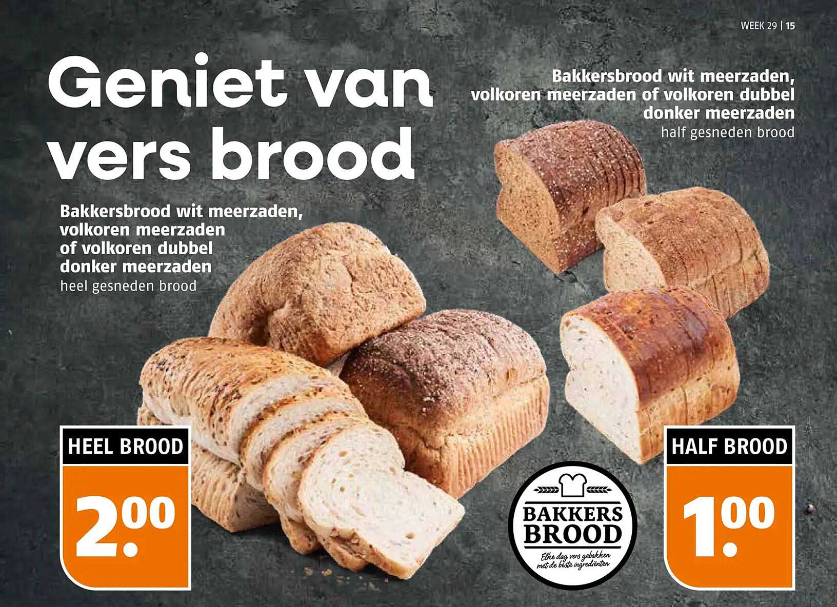 Geniet van vers brood