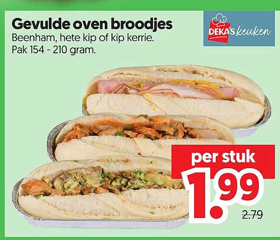 Gevulde oven broodjes