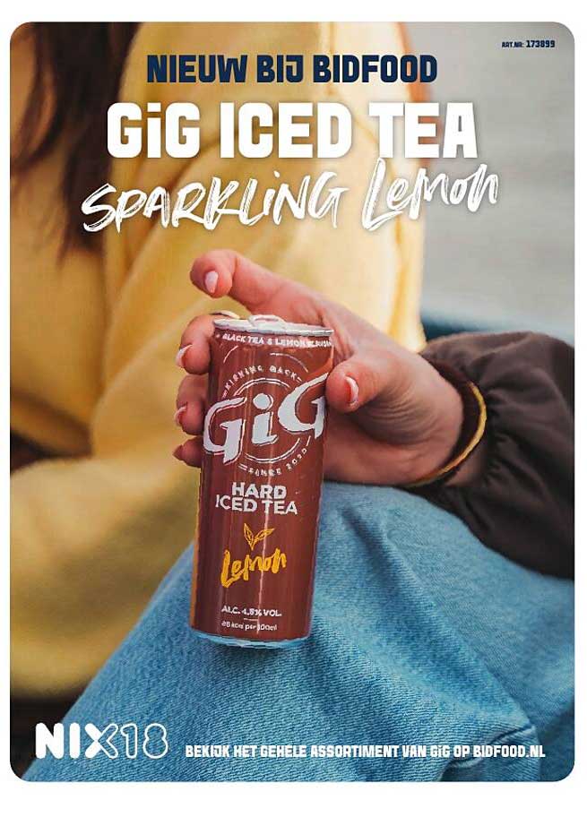 GIG ICED TEA Sparkling Lemon