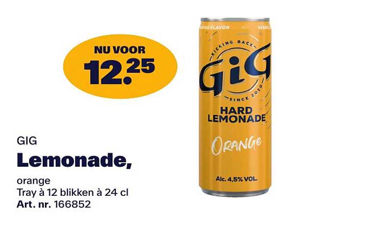 GIG Lemonade, orange