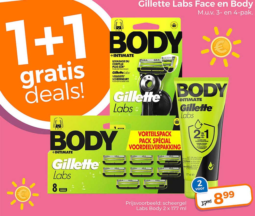 Gillette Labs Face en Body