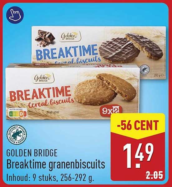 GOLDEN BRIDGE Breaktime granenbiscuits